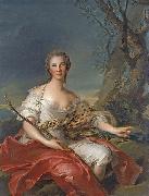 Jean Marc Nattier Portrait of Madame Bouret as Diana